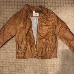 Zara Boys Collection Leather Jacket